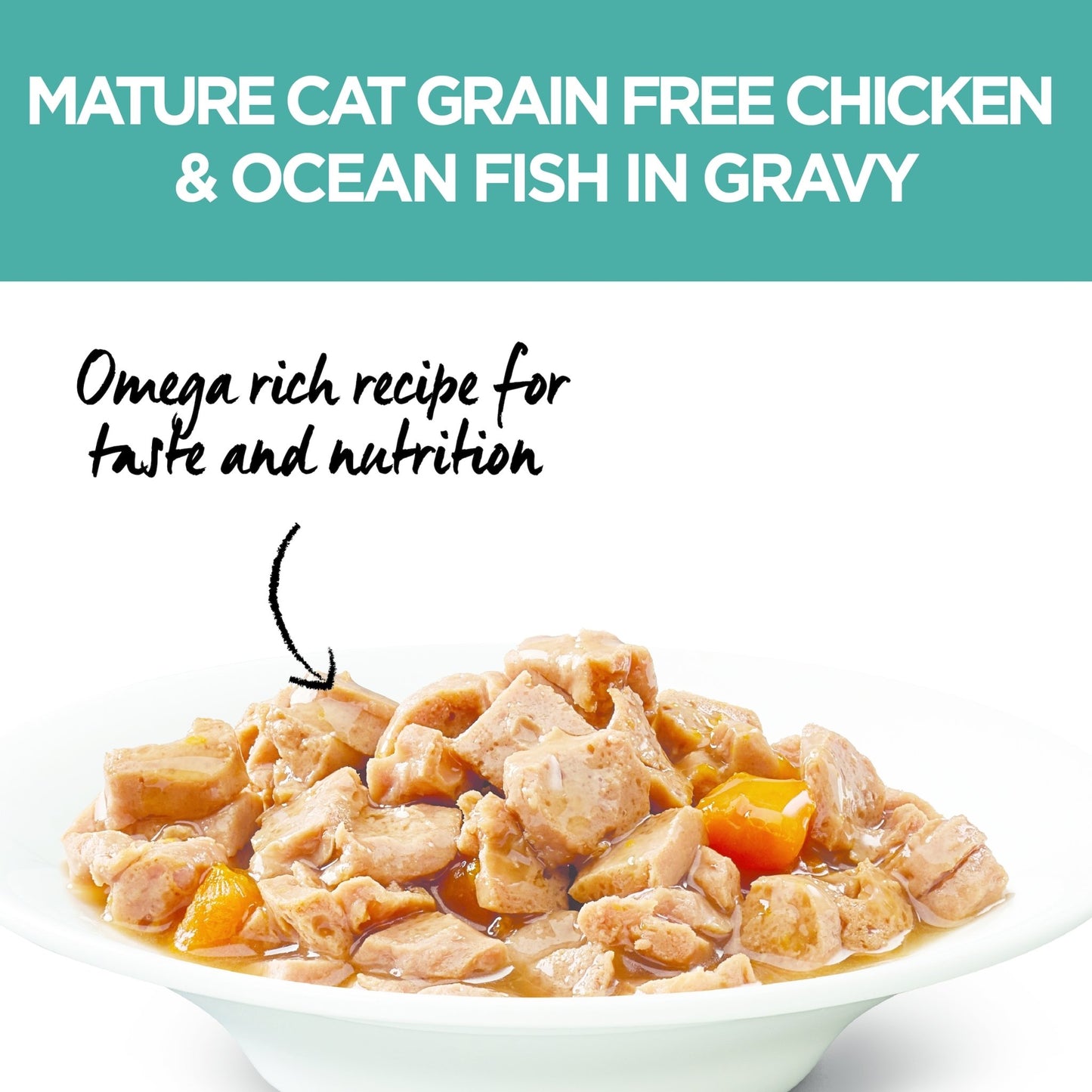 Ivory Coat Cat Wet Food Mature/Lite Chicken & Ocean Fish in Gravy 85g - Woonona Petfood & Produce