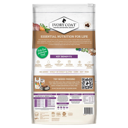 Ivory Coat Grain Free Dry Dog Food Mature Turkey - Woonona Petfood & Produce