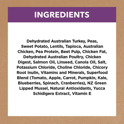 Ivory Coat Grain Free Dry Dog Food Mature Turkey - Woonona Petfood & Produce