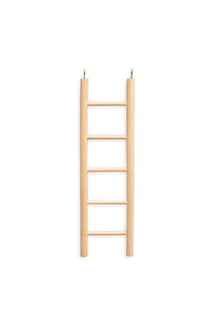 Kazoo Bird Ladder 5 Step Wooden - Woonona Petfood & Produce