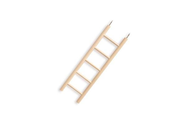 Kazoo Bird Ladder 5 Step Wooden - Woonona Petfood & Produce