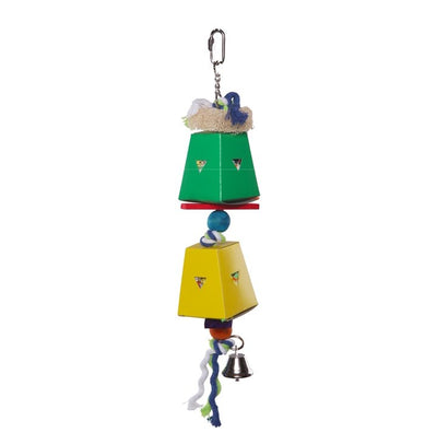 Kazoo Bird Toy Twin Hanging Cadboard Foraging Box - Woonona Petfood & Produce