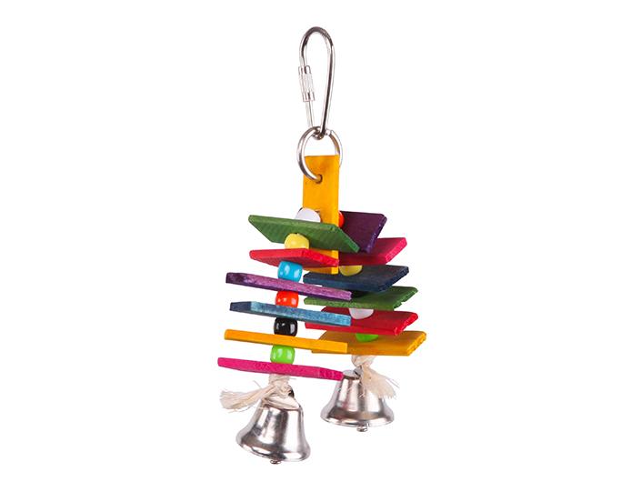 Kazoo Bird Toy With Arch Chips & Bell Small - Woonona Petfood & Produce