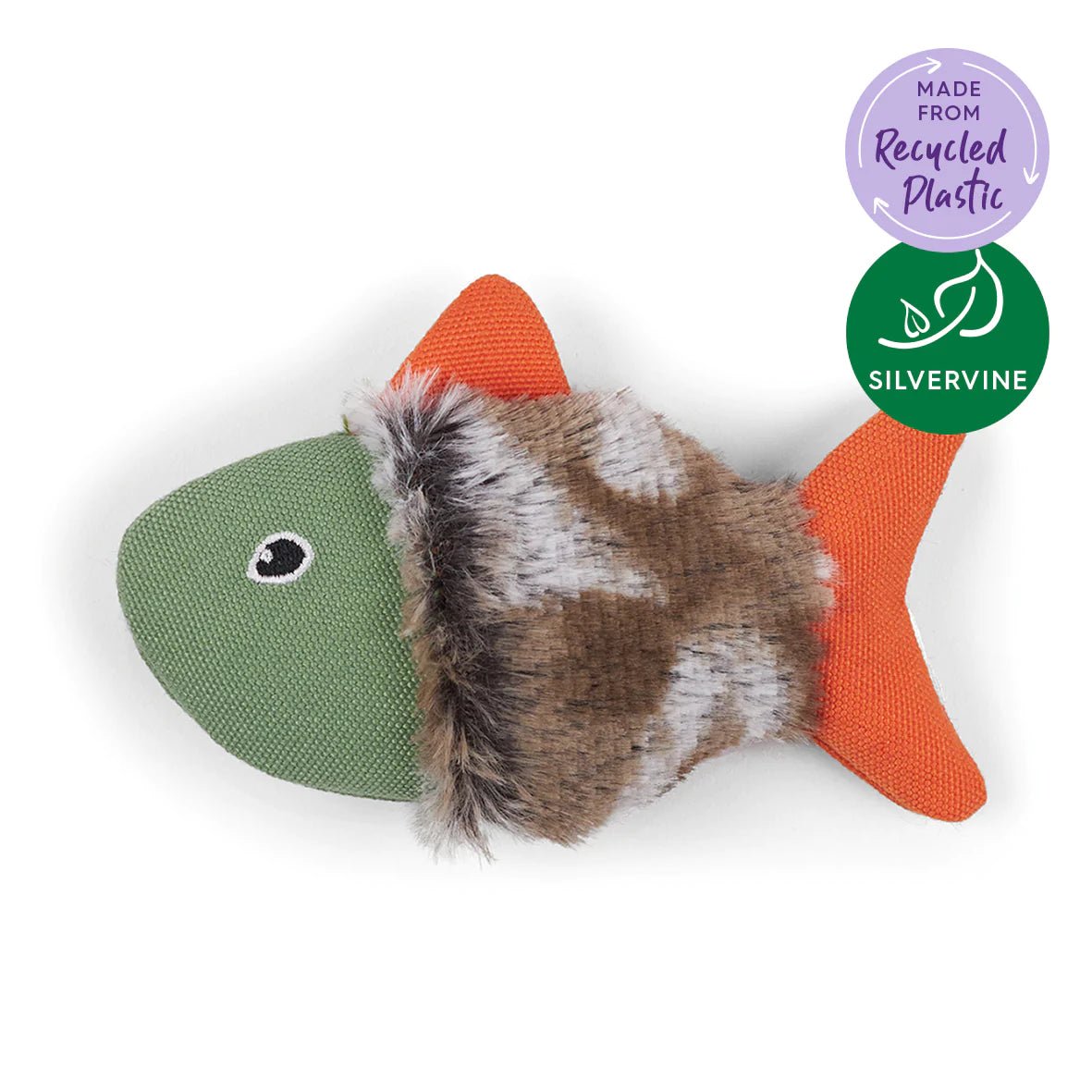Kazoo Cat Toy Squishy Fish - Woonona Petfood & Produce