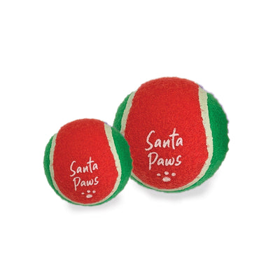 Kazoo Christmas Sponge Tennis Ball Small - Woonona Petfood & Produce