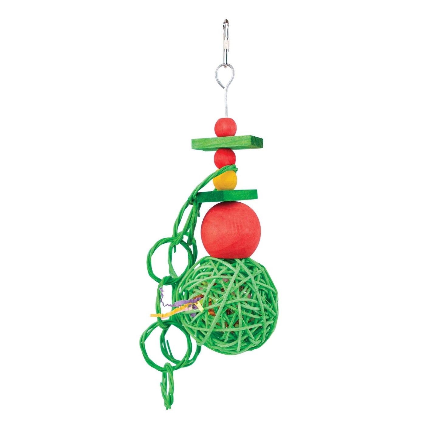 Kazoo Christmas Wicker Balls With Rings - Woonona Petfood & Produce