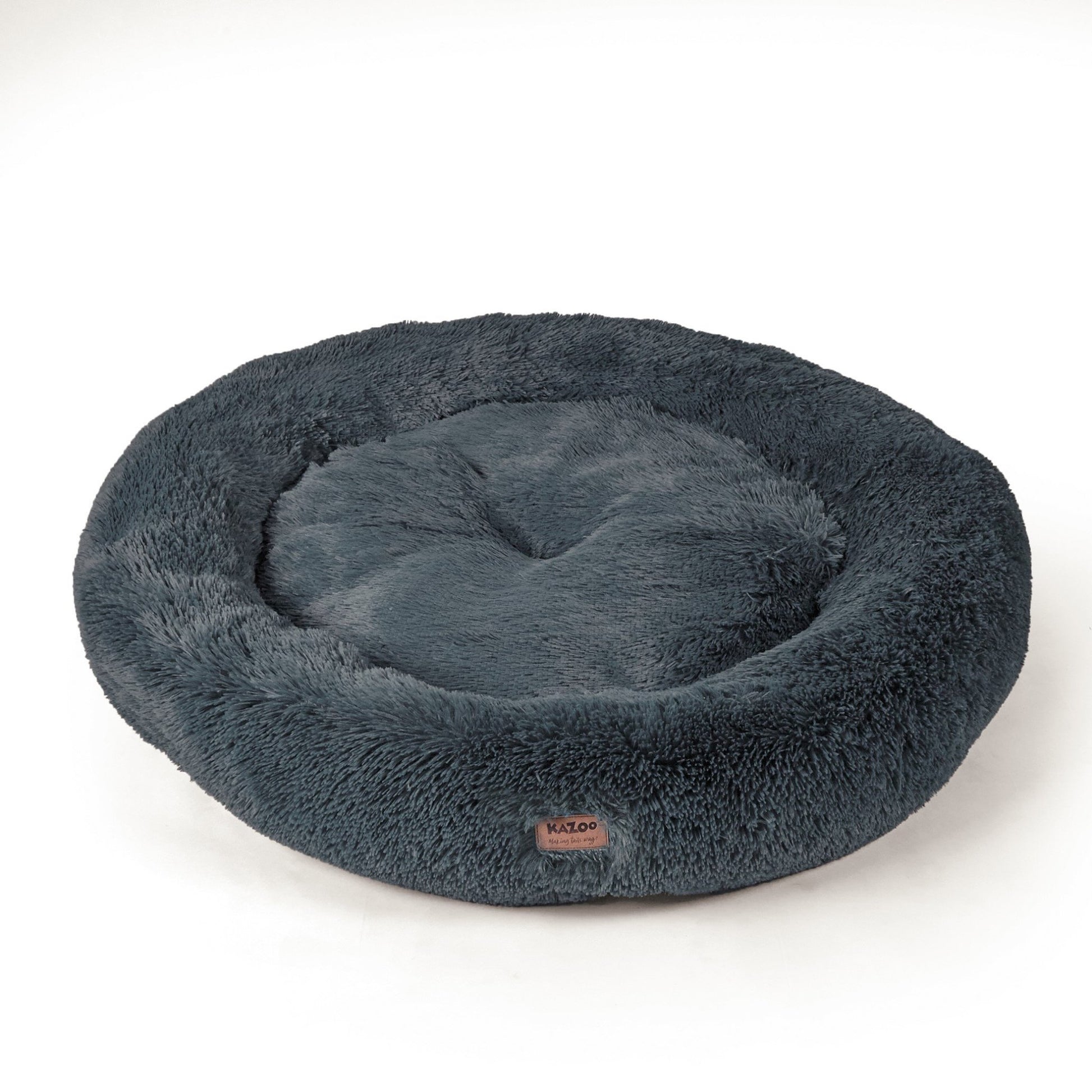 Kazoo Dog Bed Peacock Stormy Grey - Woonona Petfood & Produce