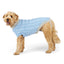 Kazoo Dog Coat Cable Knit Blue Cloud - Woonona Petfood & Produce