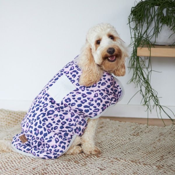 Kazoo Dog Coat Purple Panther Snuggie - Woonona Petfood & Produce