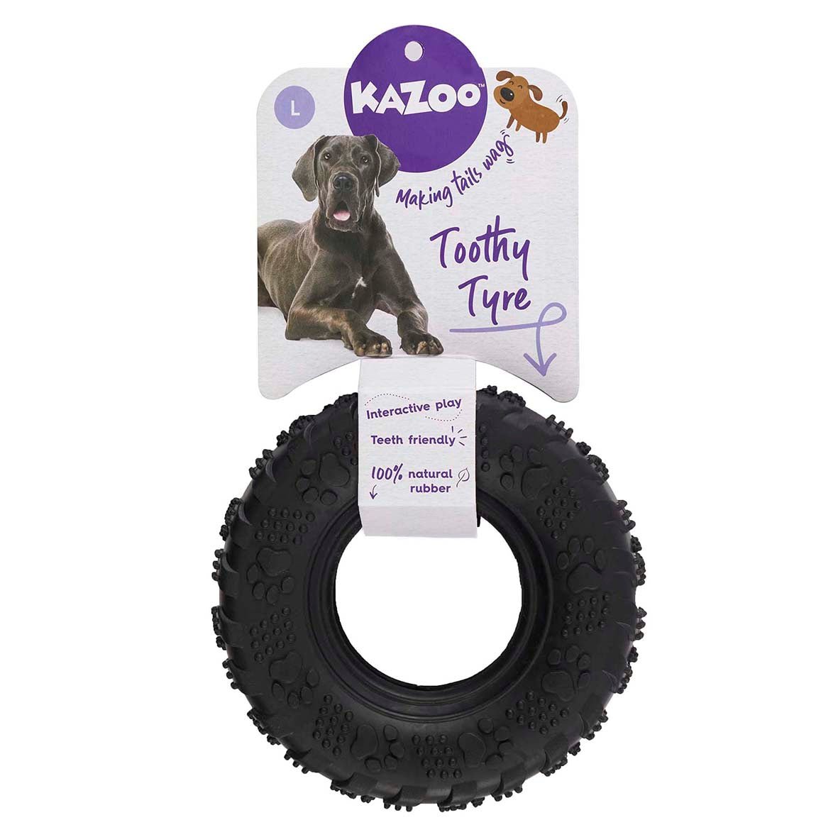 Kazoo Toothy Tyre - Woonona Petfood & Produce