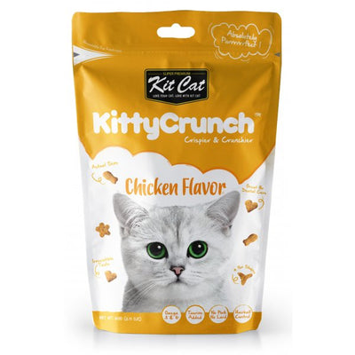 Kit Cat Kitty Crunch Treat Chicken 60g - Woonona Petfood & Produce