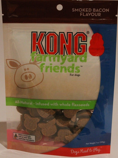 Kong Farmyard Friends Bacon Treat 200g - Woonona Petfood & Produce