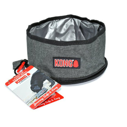 Kong Fold Up Travel Bowl - Woonona Petfood & Produce