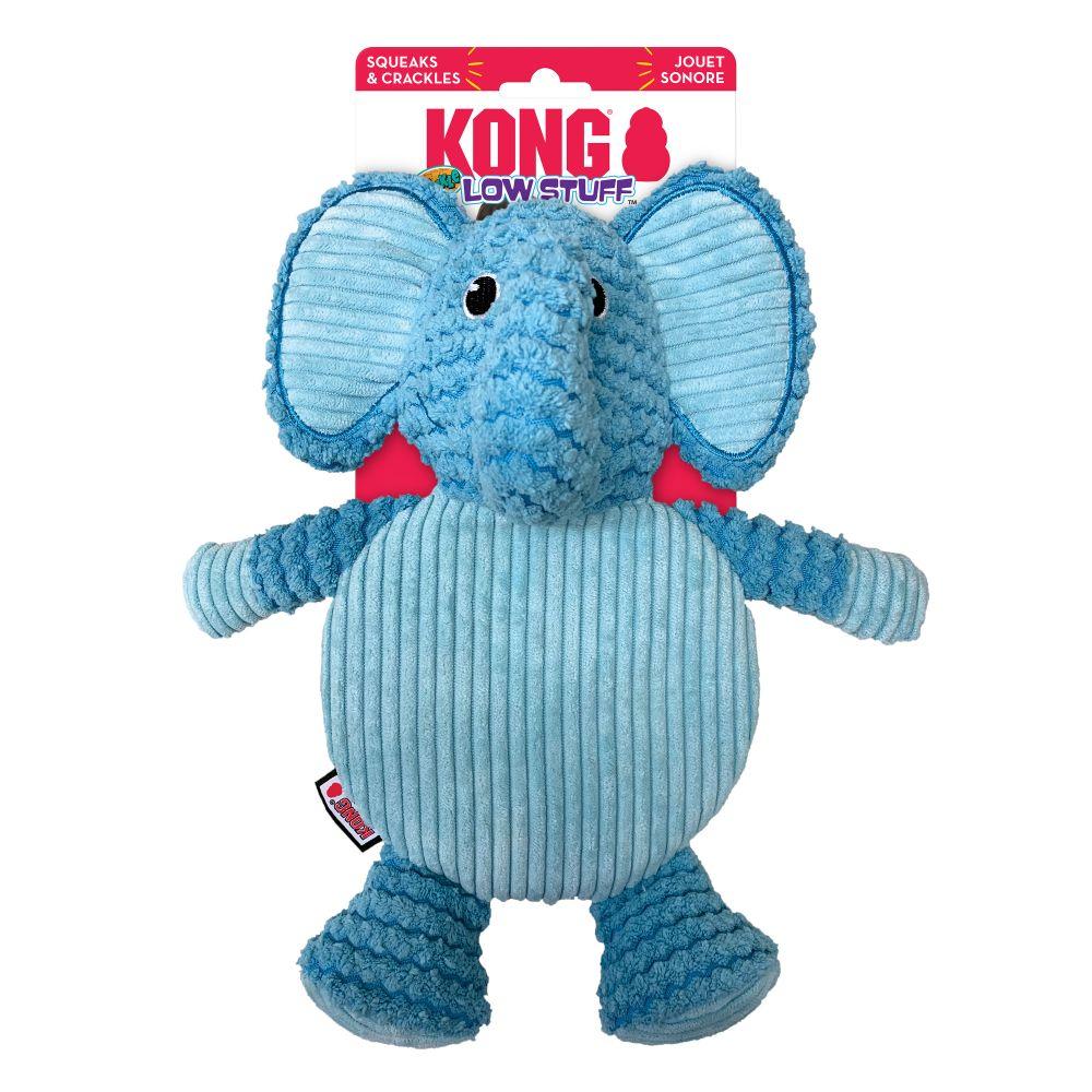 KONG Low Stuff Crackle Tummiez Elephant - Woonona Petfood & Produce