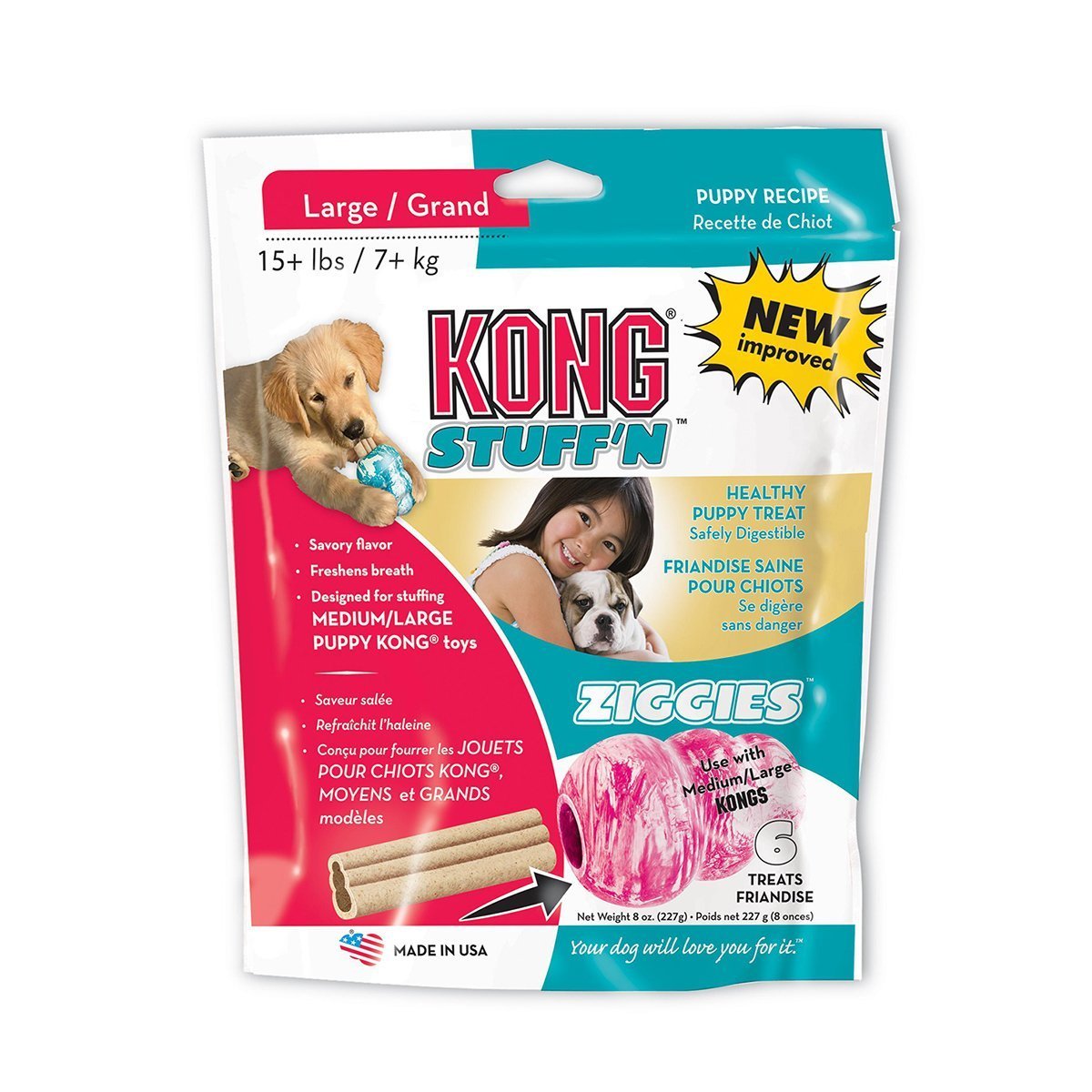 KONG Stuff N Puppy Ziggies - Woonona Petfood & Produce