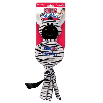 Kong Wubba Nostuff Zebra Large - Woonona Petfood & Produce