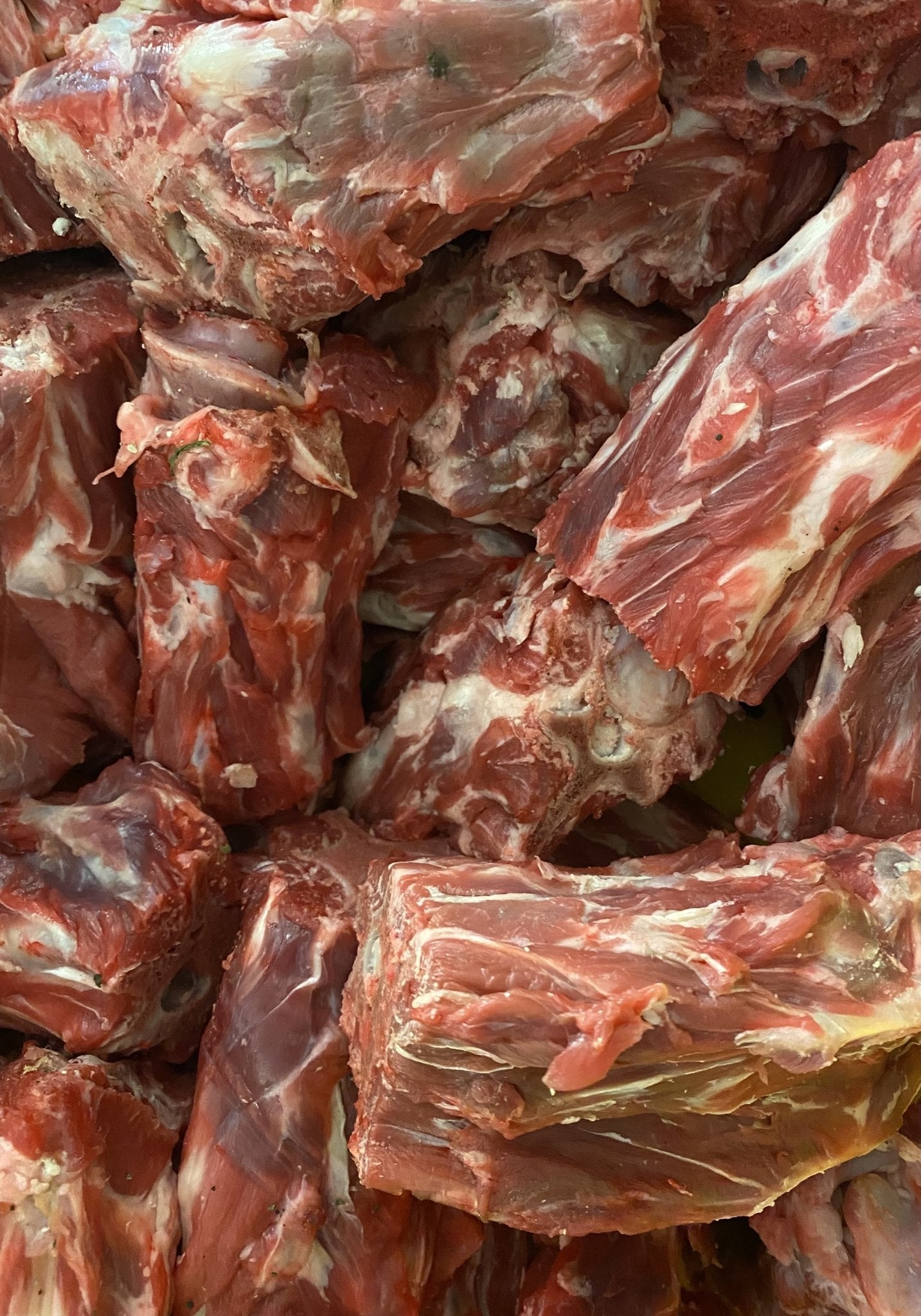 Lamb Necks 1kg Fresh - Woonona Petfood & Produce