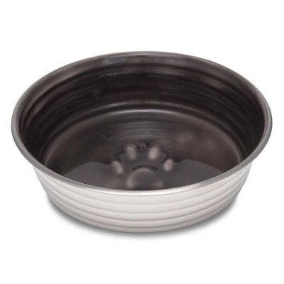 Le Bowl Stainless Steel Charcoal - Woonona Petfood & Produce