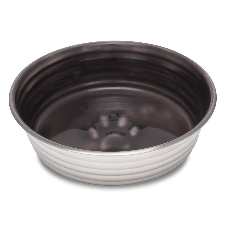 Le Bowl Stainless Steel Charcoal - Woonona Petfood & Produce