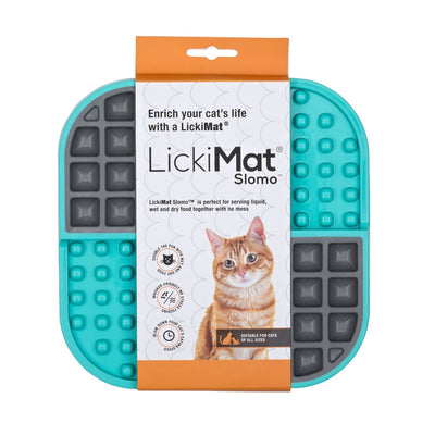 LickiMat Cat Slomo Wet & Dry Double - Woonona Petfood & Produce