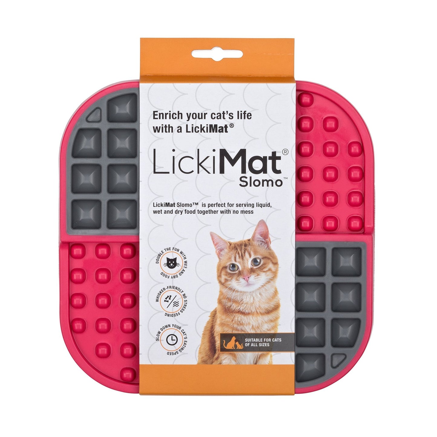 LickiMat Cat Slomo Wet & Dry Double - Woonona Petfood & Produce