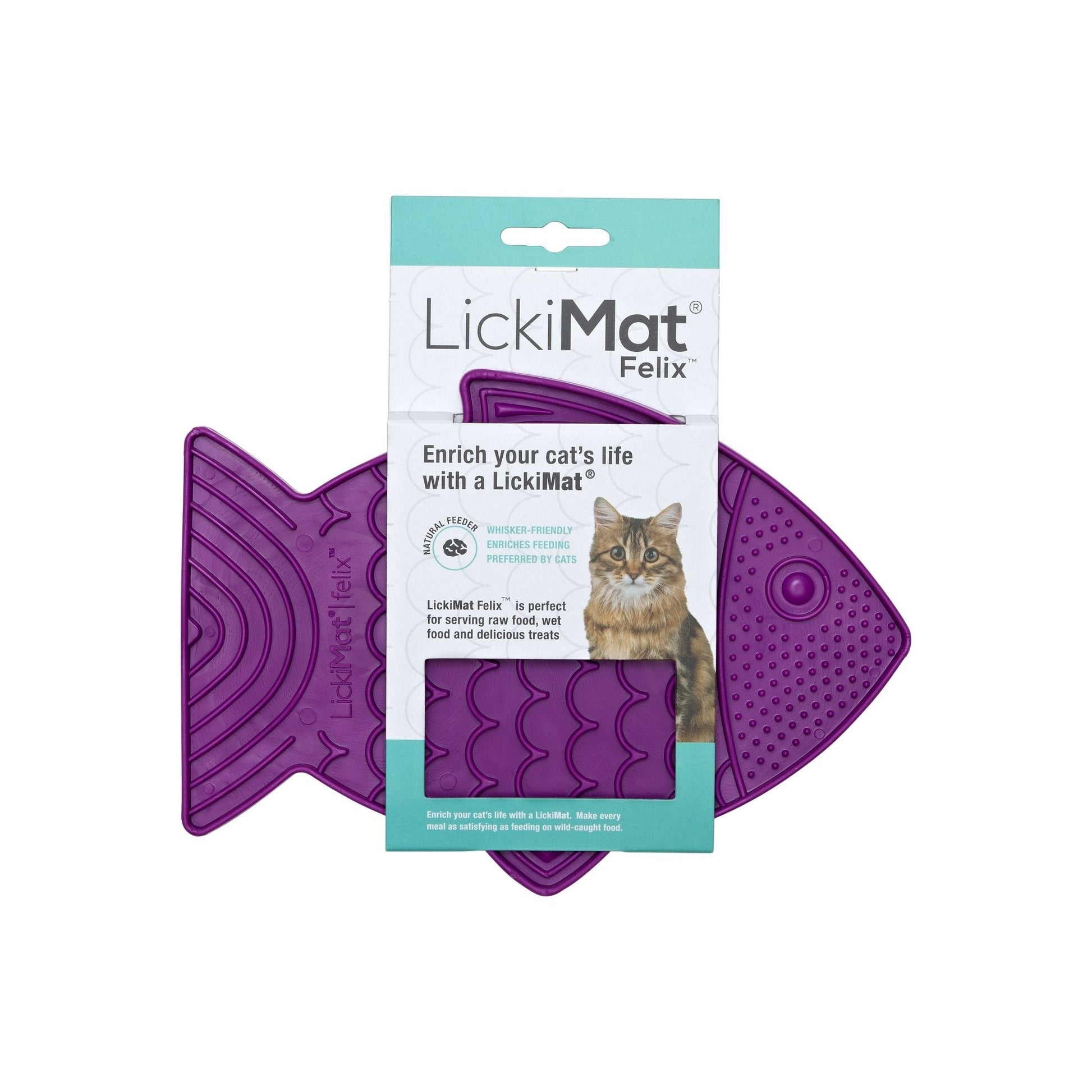 LickiMat Felix Slow Feeder Mat for Cats - Main Image