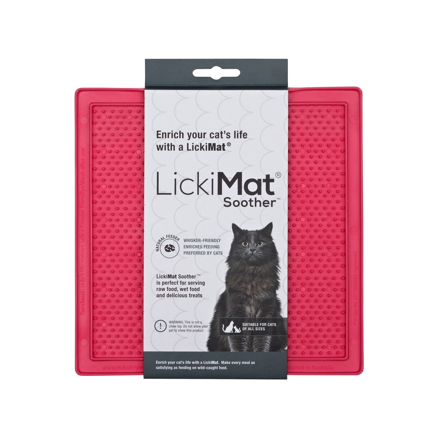 LickiMat Soother Pink Cat - Woonona Petfood & Produce