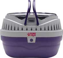 Living World Small Animal Carrier Small Purple/Grey - Woonona Petfood & Produce