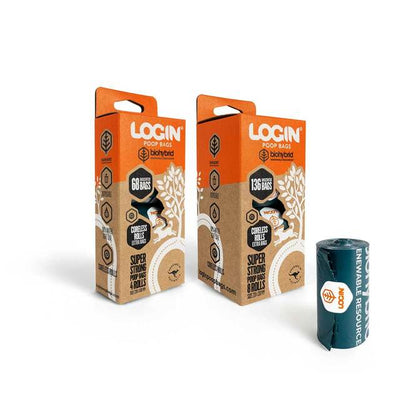 LOGIN Poop Bags Biohybrid Unscented Bags - Woonona Petfood & Produce