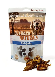 Loving Pets Dog Treats Fish Jerky 100g - Woonona Petfood & Produce