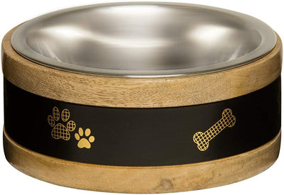 Loving Pets Wooden Ring Bowl - Woonona Petfood & Produce