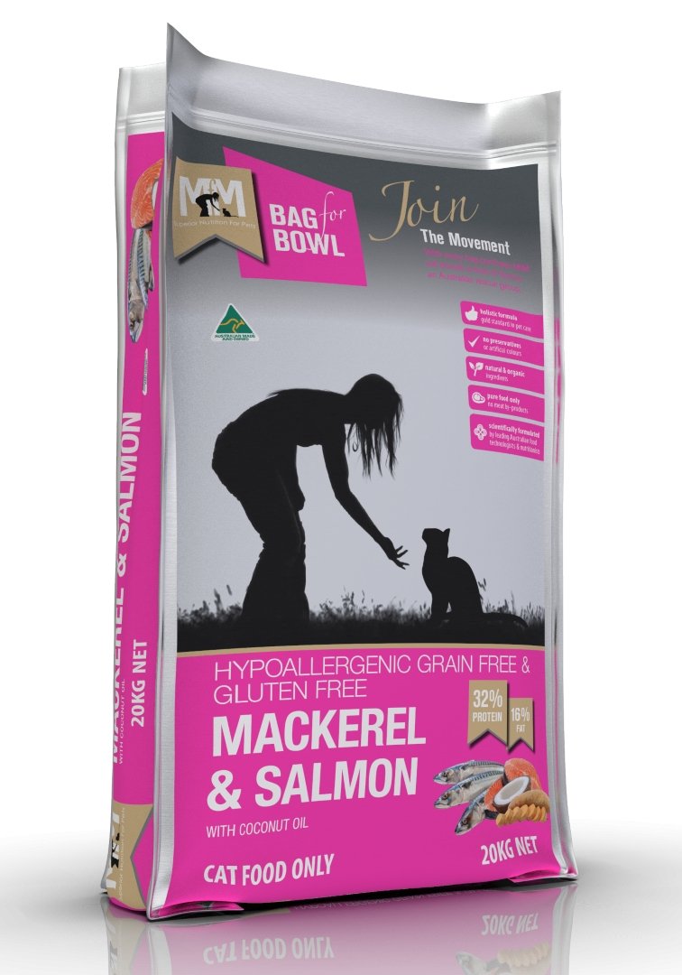 Meals For Meows Grain Free Mackarel & Salmon - Woonona Petfood & Produce