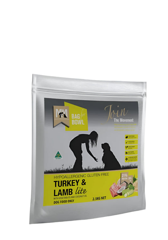 Meals For Mutts Dog Lite Turkey & Lamb - Woonona Petfood & Produce