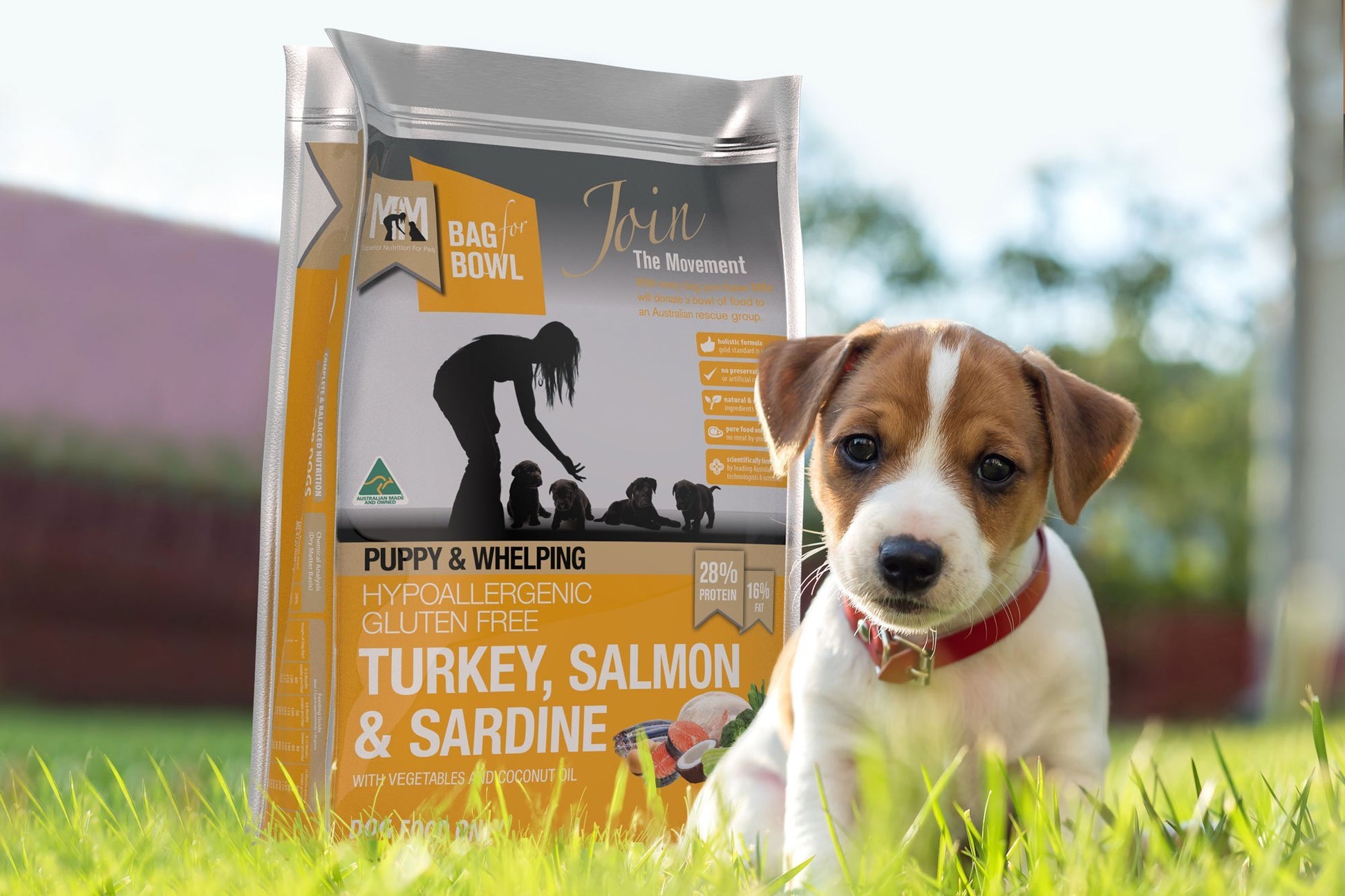 Meals For Mutts Grain Free Puppy Turkey, Salmon & Sardine 2.5kg - Woonona Petfood & Produce