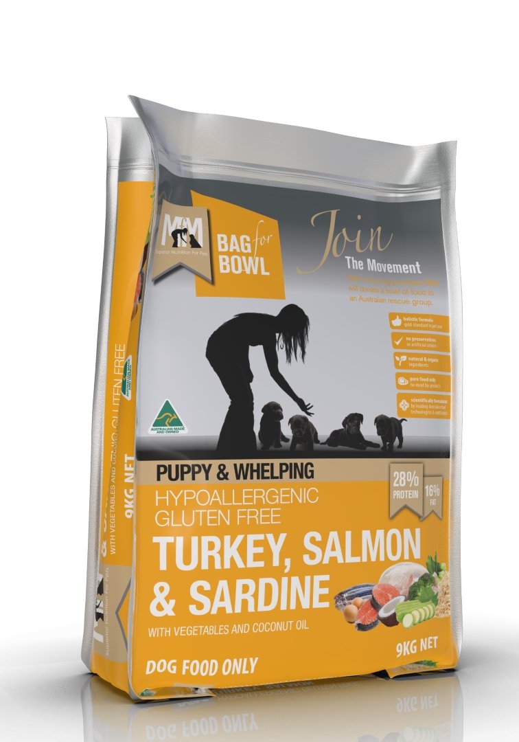 Meals For Mutts Grain Free Puppy Turkey, Salmon & Sardine - Woonona Petfood & Produce