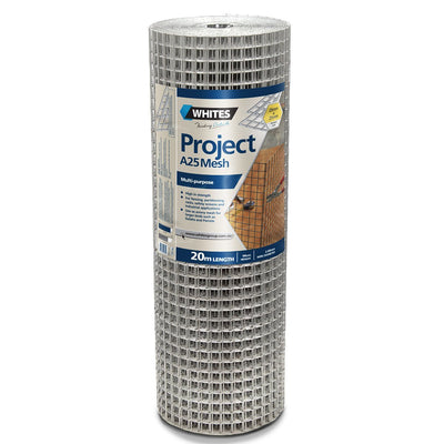 Mesh 900mm 25mm x 25mm x 2.0mm x 20 Metres Whites - Woonona Petfood & Produce