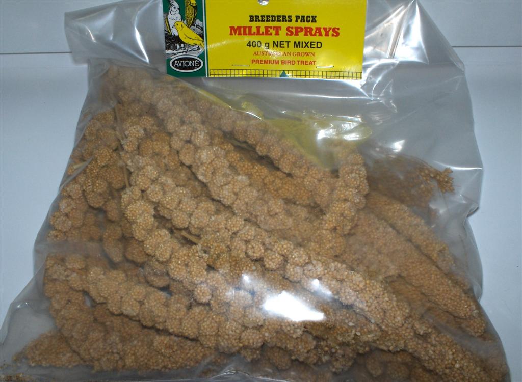 Millet Spray Mixed Avione - Woonona Petfood & Produce