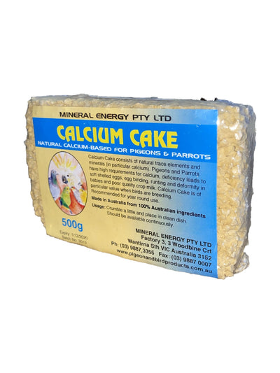 Mineral Energy Calcium Cake 500g - Woonona Petfood & Produce