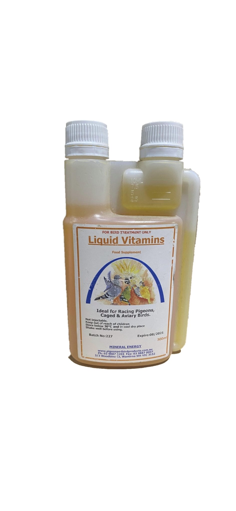 Mineral Energy Liquid Vitamins 300ml Pigeons - Woonona Petfood & Produce