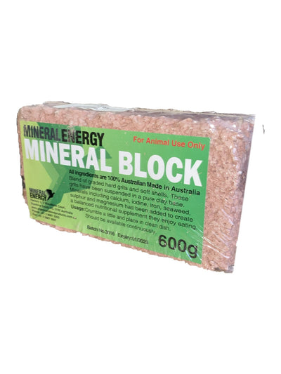 Mineral Energy Mineral Block 600g Pigeon - Woonona Petfood & Produce