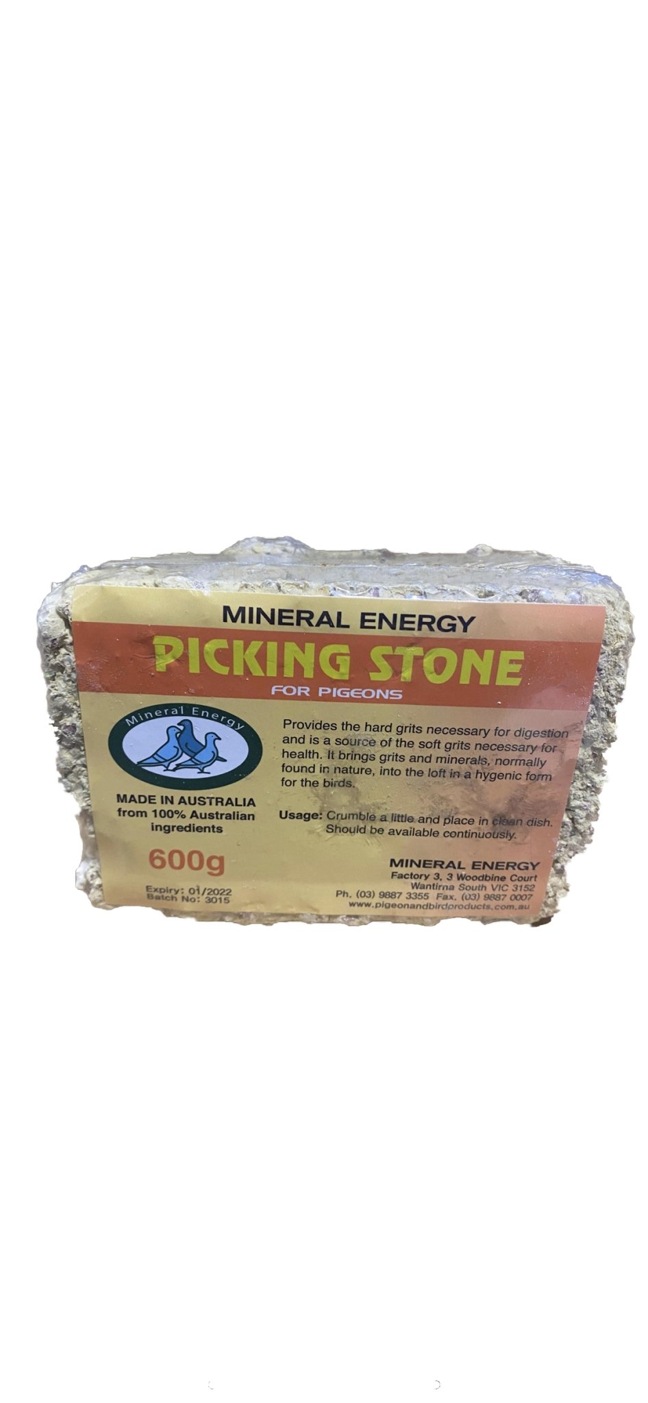 Mineral Energy Picking Stone 600g - Woonona Petfood & Produce