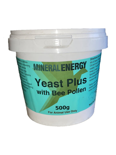 Mineral Energy Yeast Plus Bee Pollen 500g - Woonona Petfood & Produce