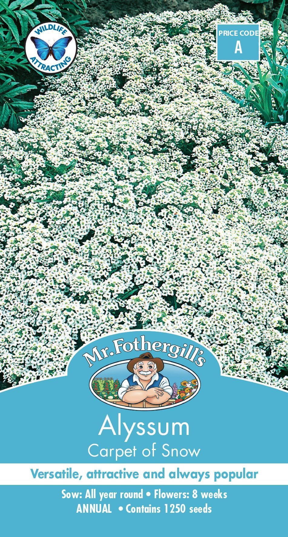 Mr Fothergills Alyssum Carpet Of Snow - Woonona Petfood & Produce