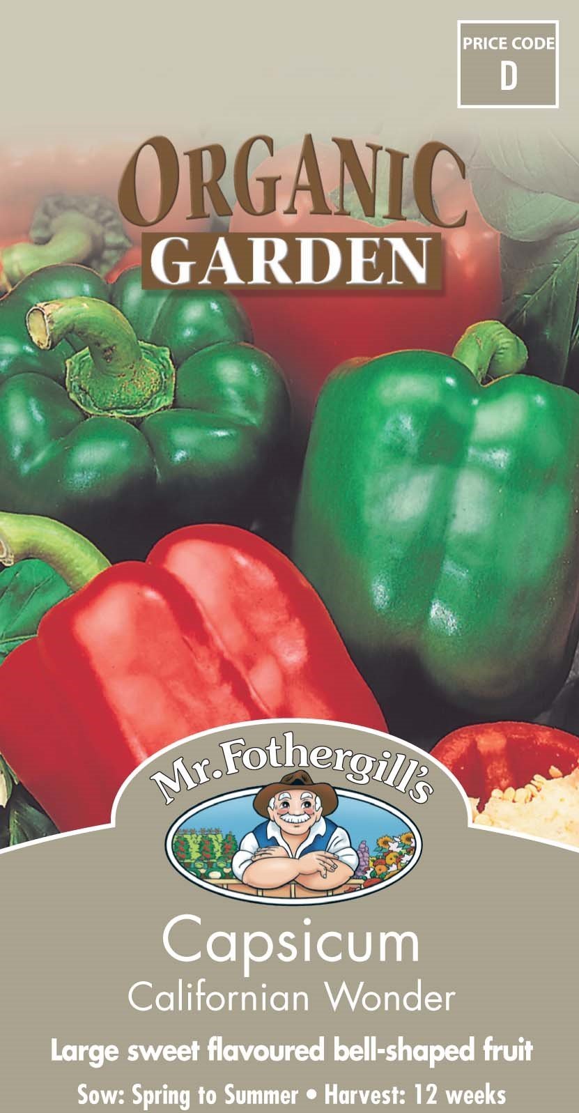 Mr Fothergills Capsicum Californian Wonder - Woonona Petfood & Produce