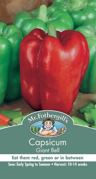 Mr Fothergills Capsicum Giant Bell - Woonona Petfood & Produce