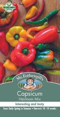 Mr Fothergills Capsicum Heirloom Mix - Woonona Petfood & Produce