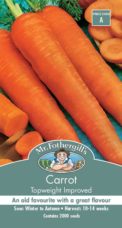 Mr Fothergills Carrot Topweight Improved - Woonona Petfood & Produce