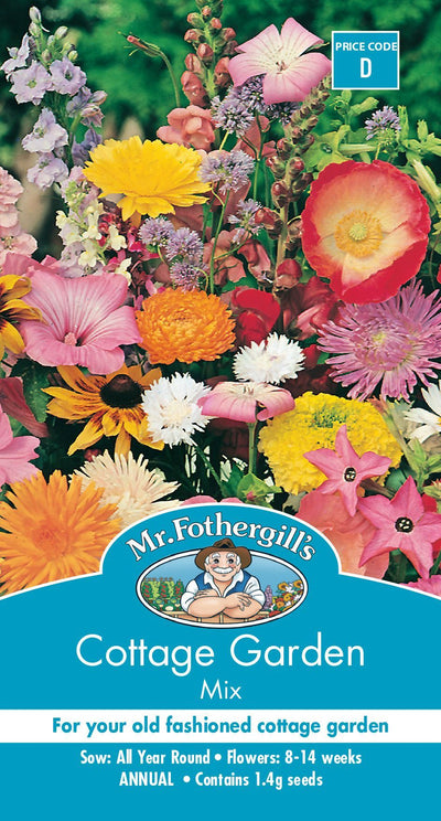 Mr Fothergills Cottage Garden Mix - Woonona Petfood & Produce