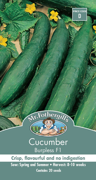 Mr Fothergills Cucumber Burpless F1 - Woonona Petfood & Produce