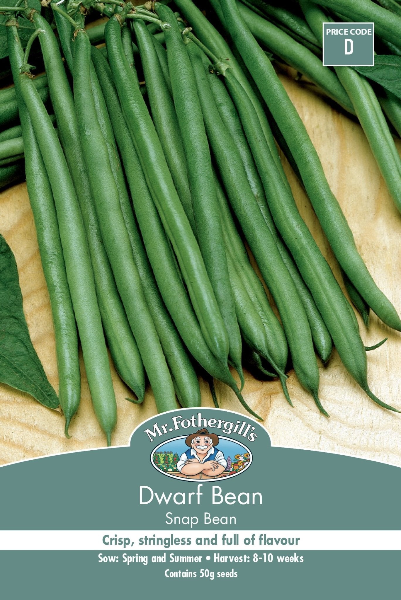 Mr Fothergills Dwarf Bean Snap Bean - Woonona Petfood & Produce